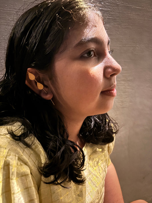 Anti Tarnish brass ear cuff