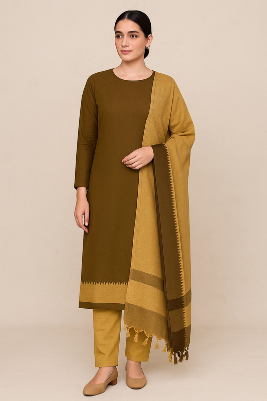 Mangalagiri pure cotton Suit sets Unstitched MA01