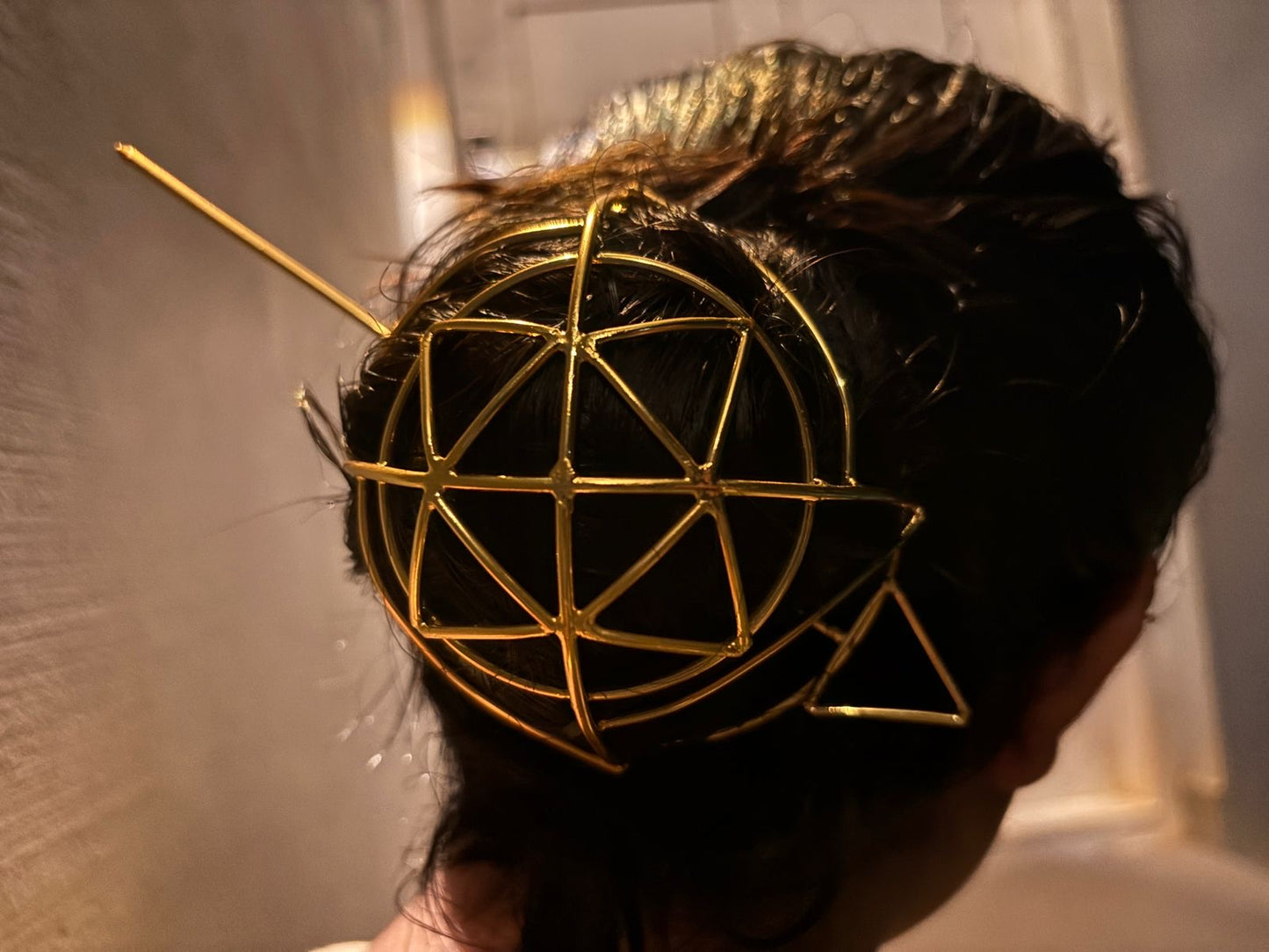 Anti Tarnish Hair cage Bun
