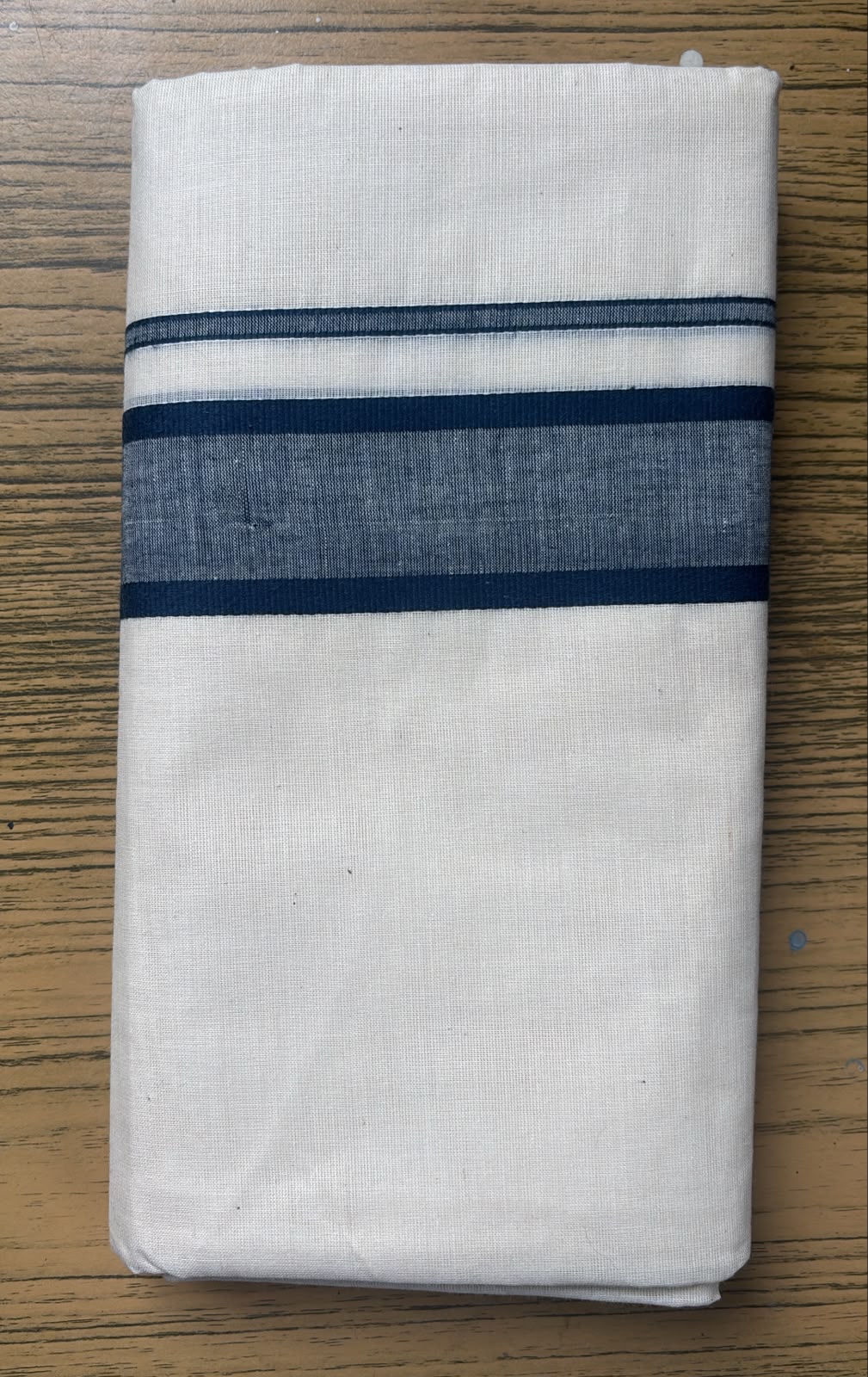 Heritage Gents double Mundu / Dhothi blue