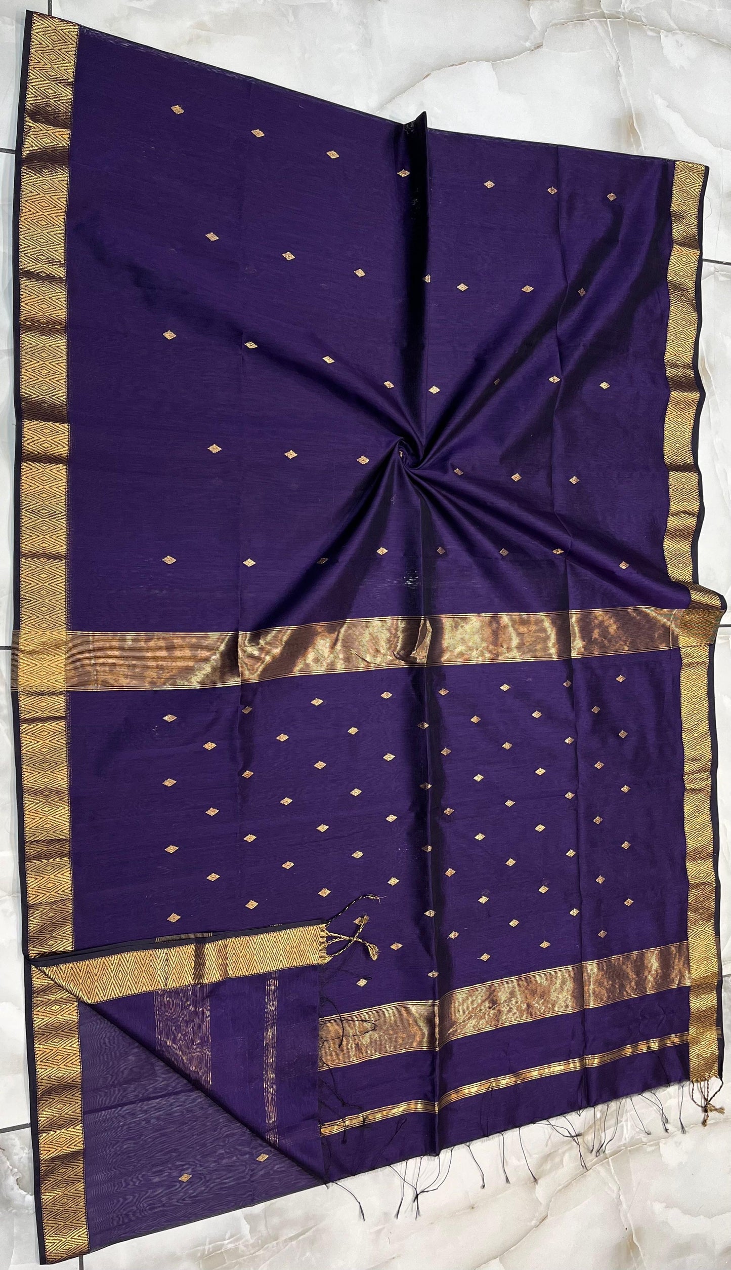 Kalyanika (कल्याणिका) Handloom Maheshwari Silk Cotton Sarees Nayanthara inspired KM04