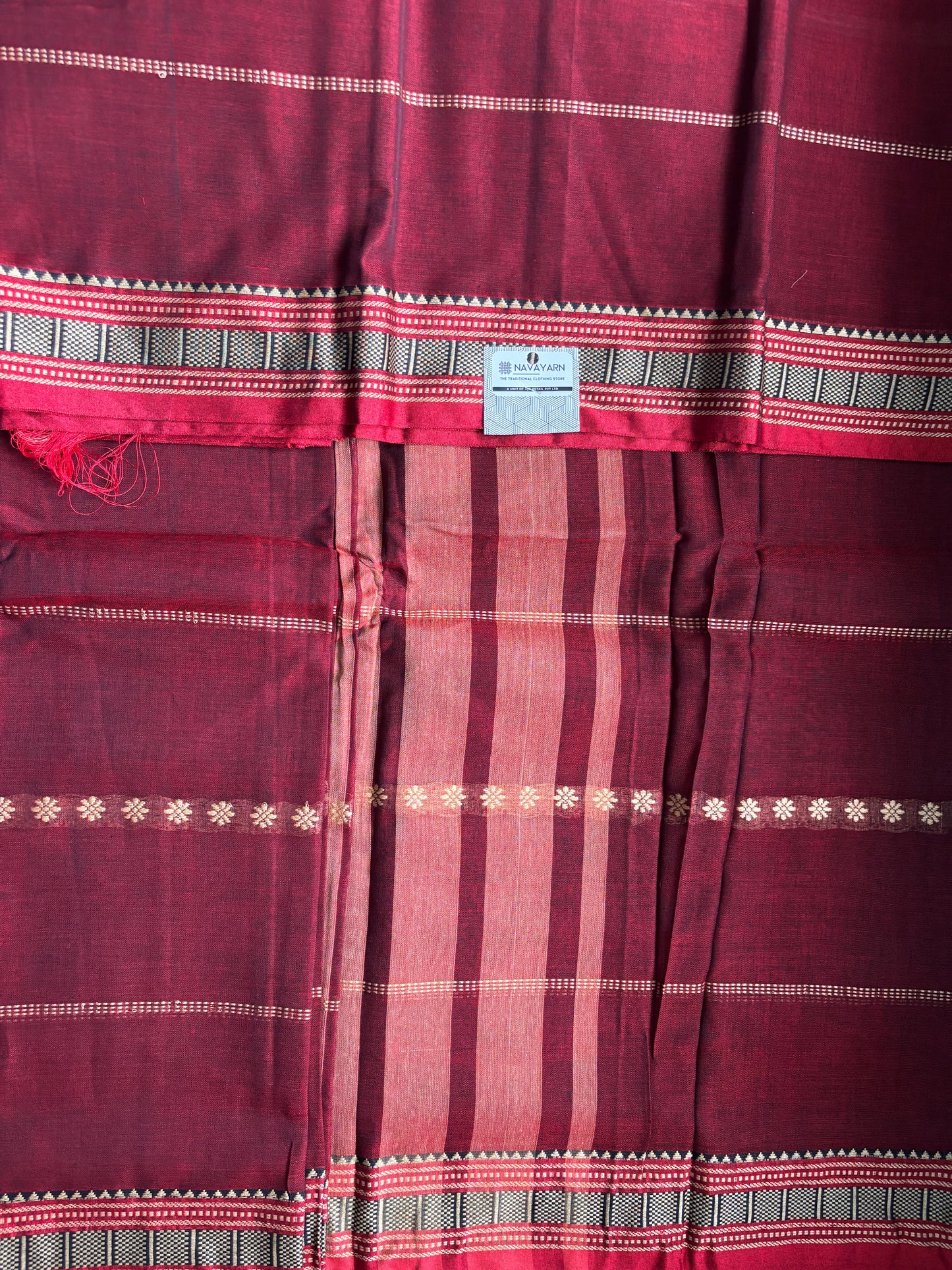 Vrinda वृंदा Narayanpeth Sarees Maroon