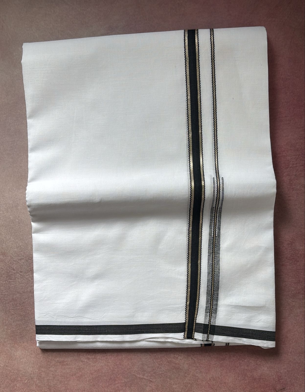 Sarvani Gents Pure cotton Bleached Double Dhothy Mundu