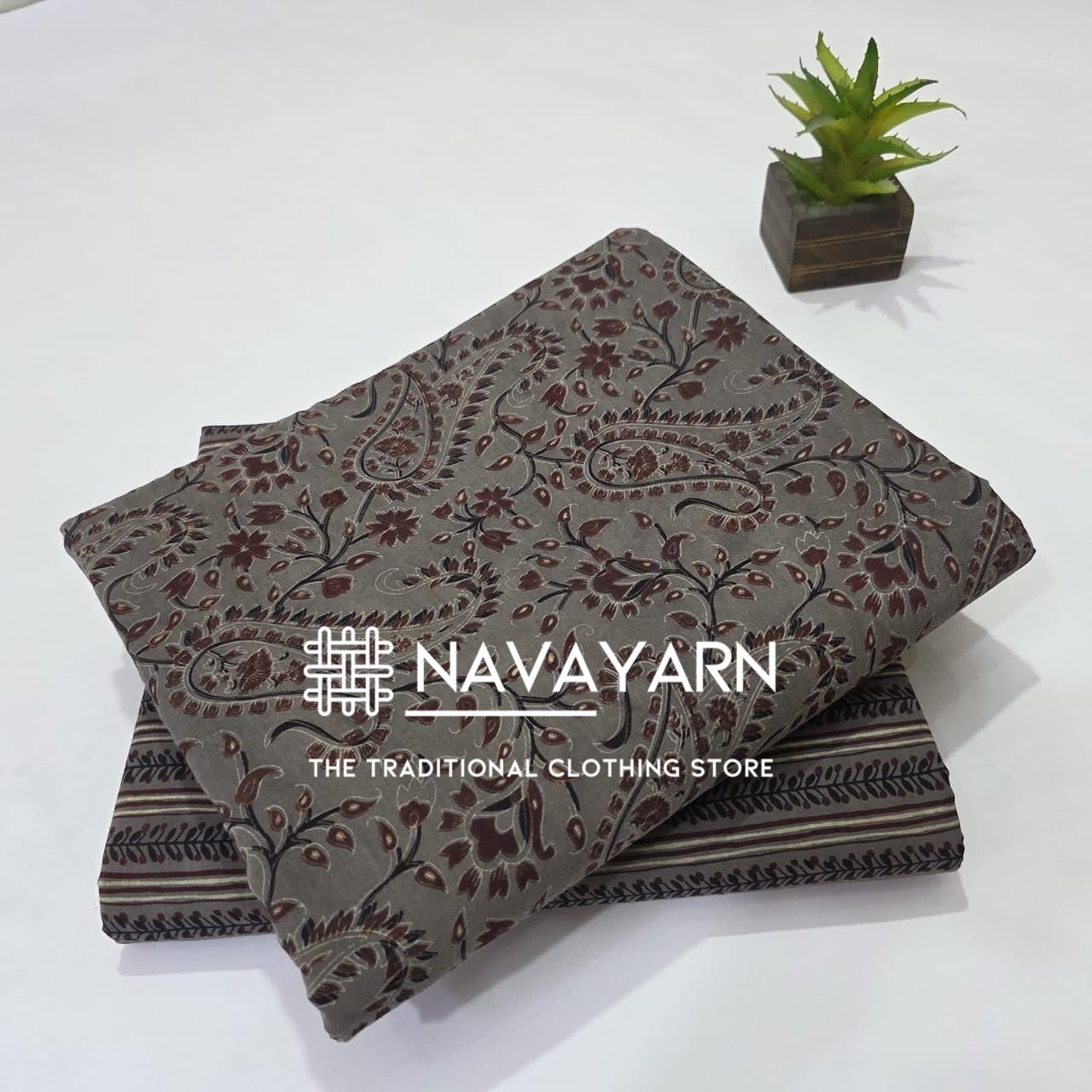 Jaipur printed two piece suit sets Unstitched