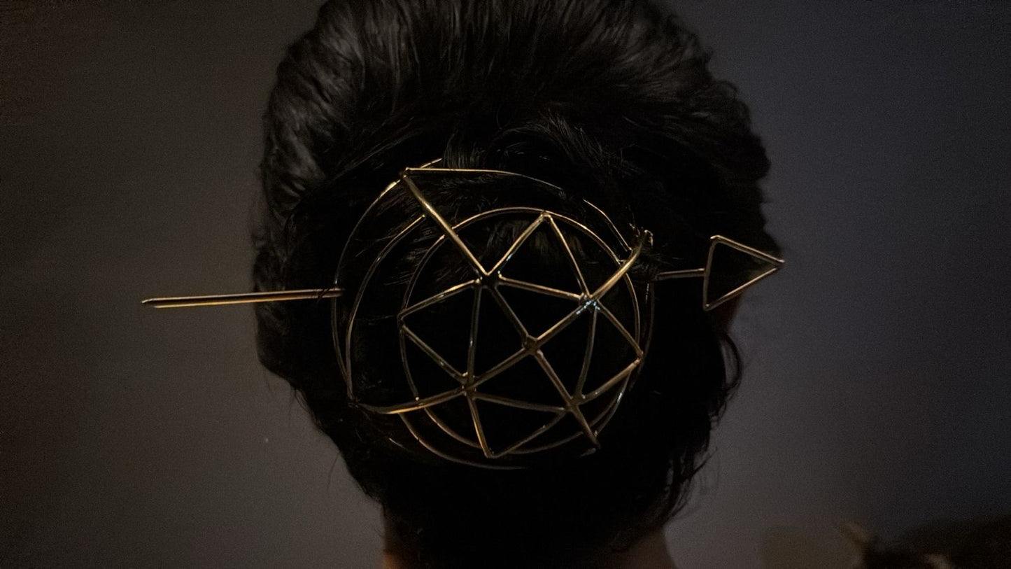 Anti Tarnish Hair cage Bun