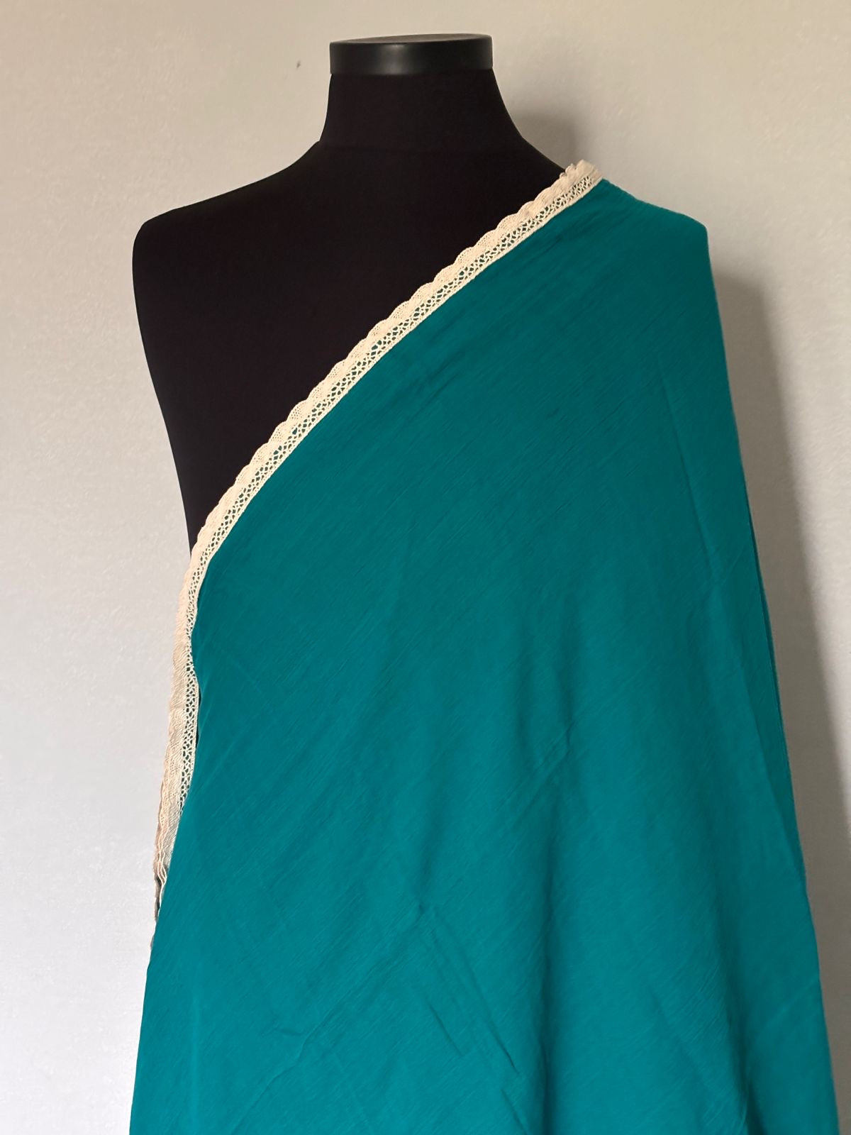 Viharika(विहारिका) Flowy lace: Blue V03