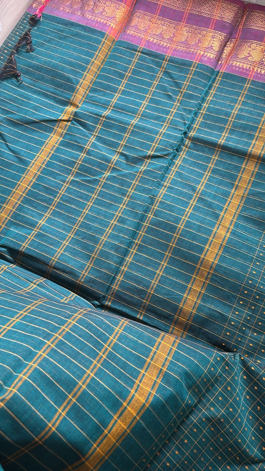 Lakshadeepam thousand butta sarees with contrast border