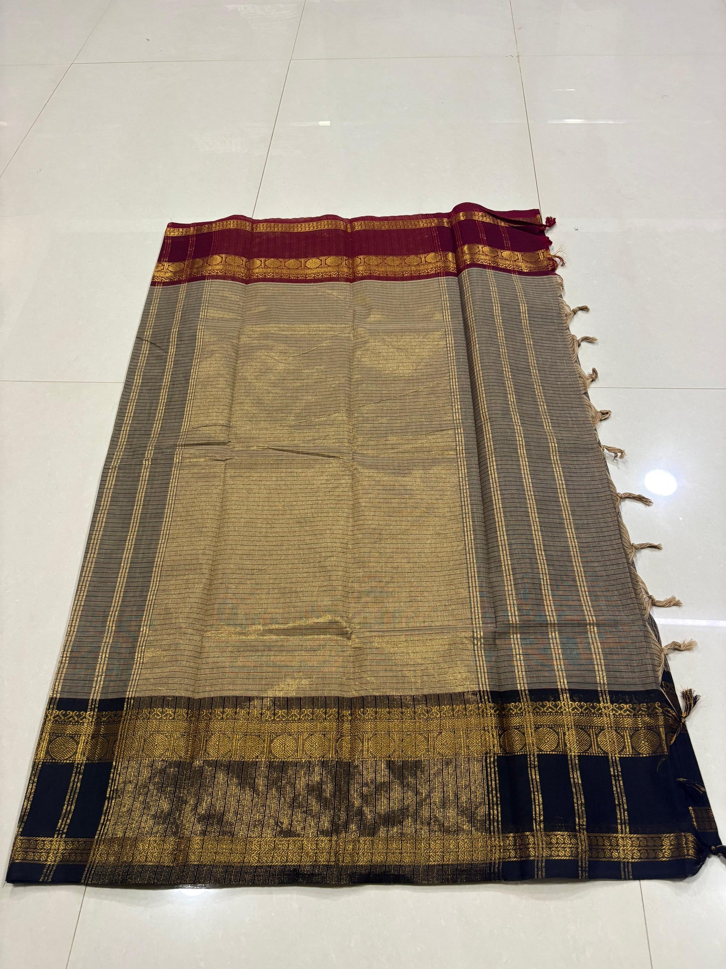 Sangita Kanchi ganga jamuna check Cotton sarees