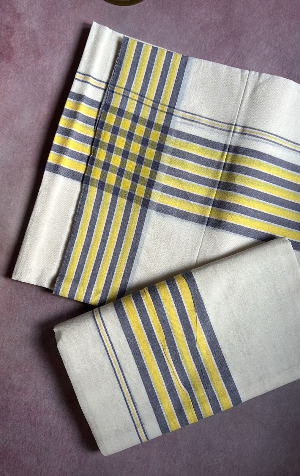 Mulloth pure cotton extra length set Mundu Ms5
