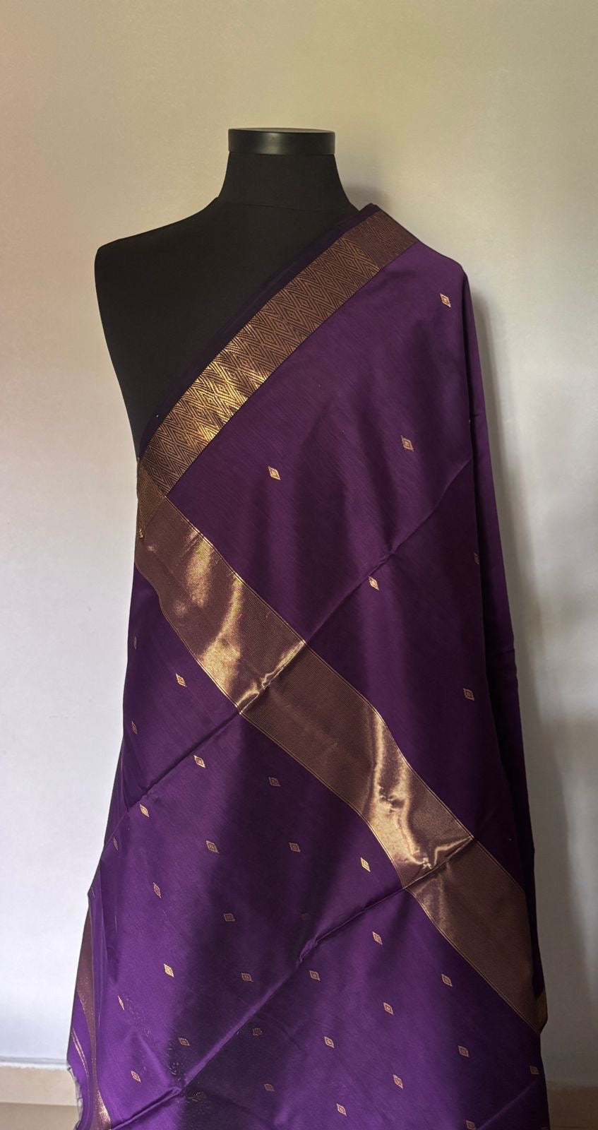 Kalyanika" (कल्याणिका) Handloom Maheshwari Silk Cotton Sarees Nayanthara inspired KM04