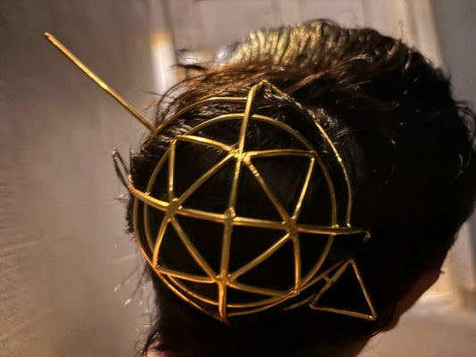 Anti Tarnish Hair cage Bun
