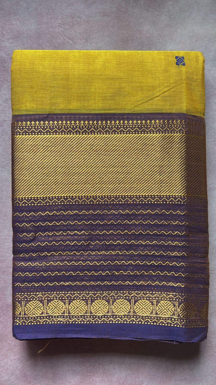Sangita dual tone kanchi cotton sarees with woven buttas and blouse piece