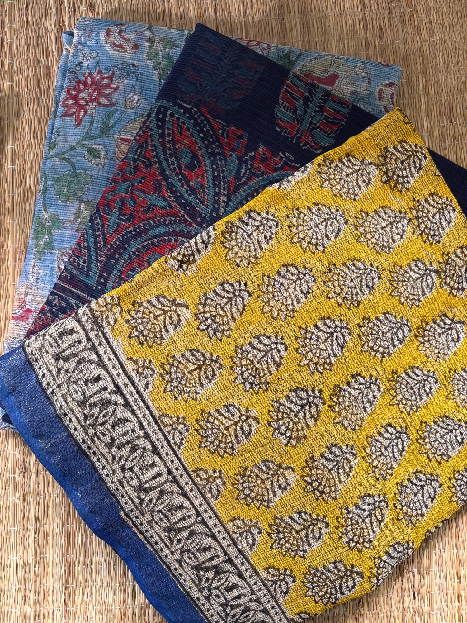 Ambika  Kota Doria Sarees