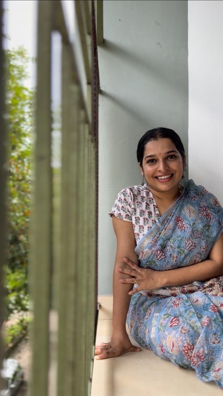 Ambika Kota Doria Floral Pastels, Kalyani fame