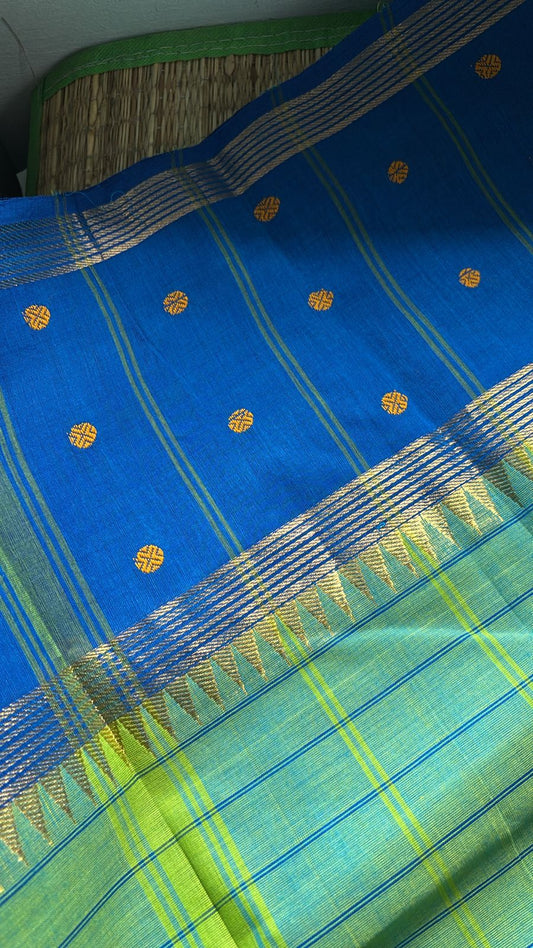 Sangita Chettinad check saree with butta borders