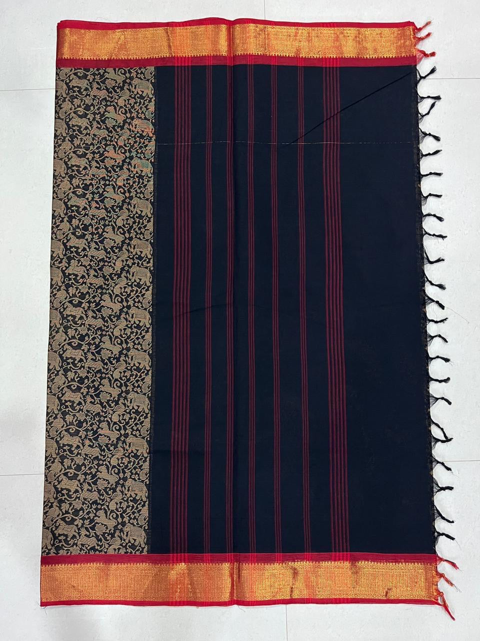 Vanashingaram Kanchi cotton Saree