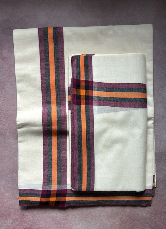 Mulloth pure cotton set Mundu MS2