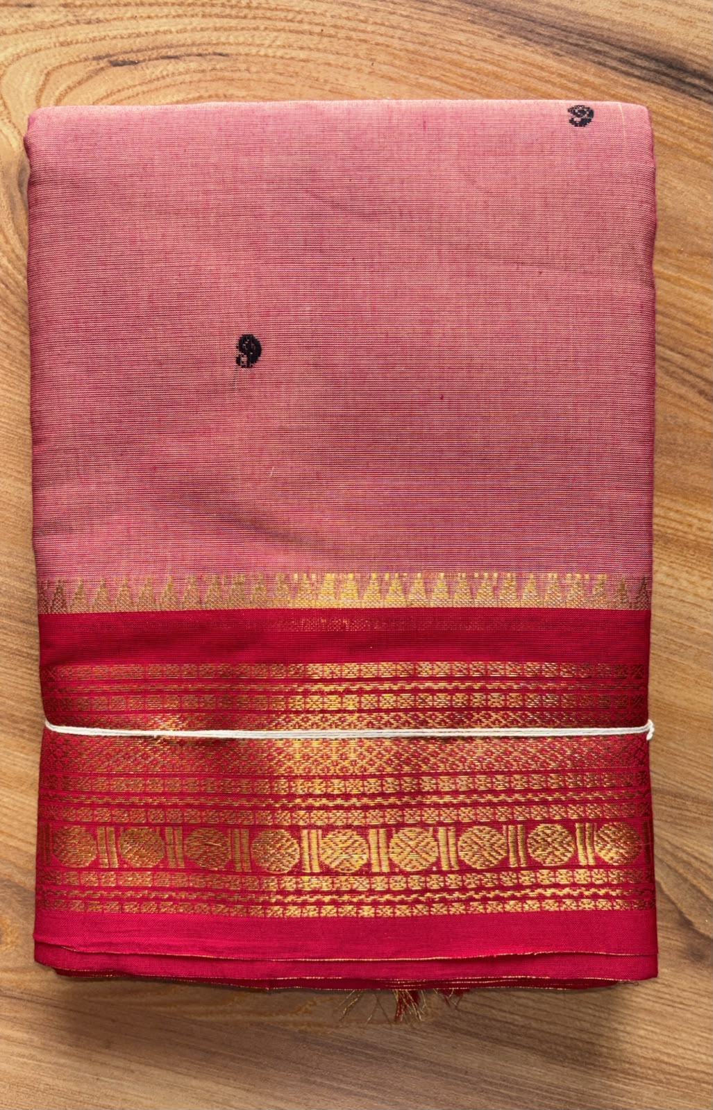 Festive Kanchi cotton Saree with  buttas SGS42