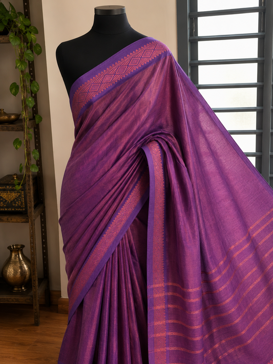 Sungudi Handloom tissue raga Sarees with running blouse