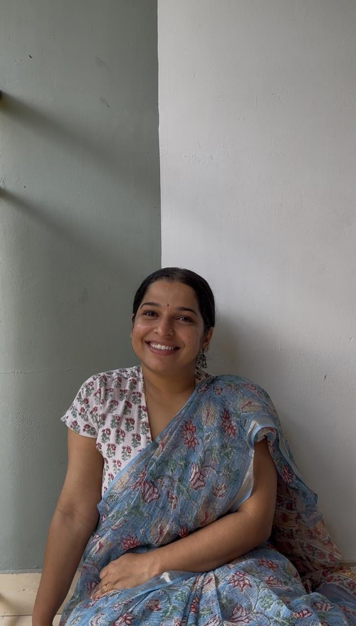 Ambika Kota Doria Floral Pastels, Kalyani fame