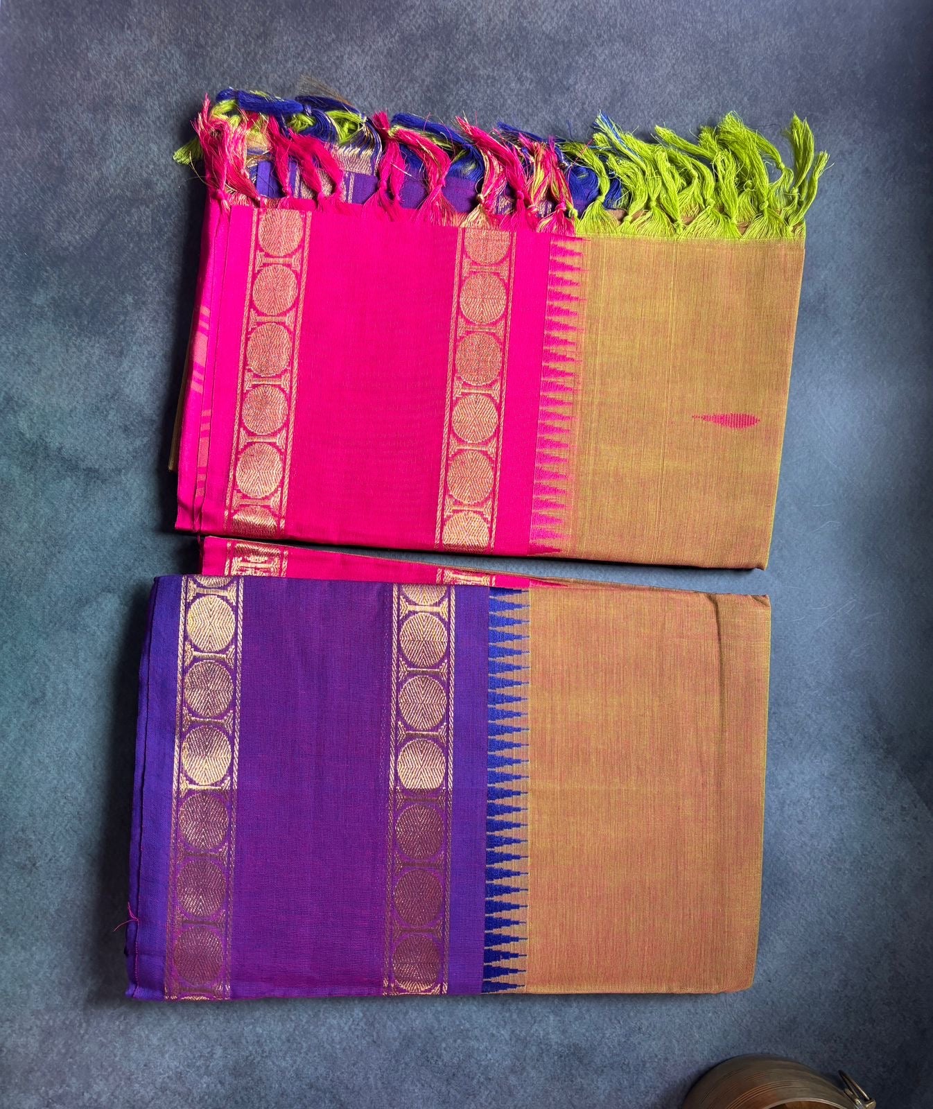 Vintage Chettinad Suit Set Unstitched