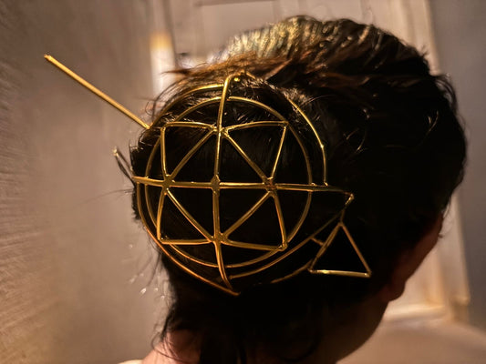 Anti Tarnish Hair cage Bun
