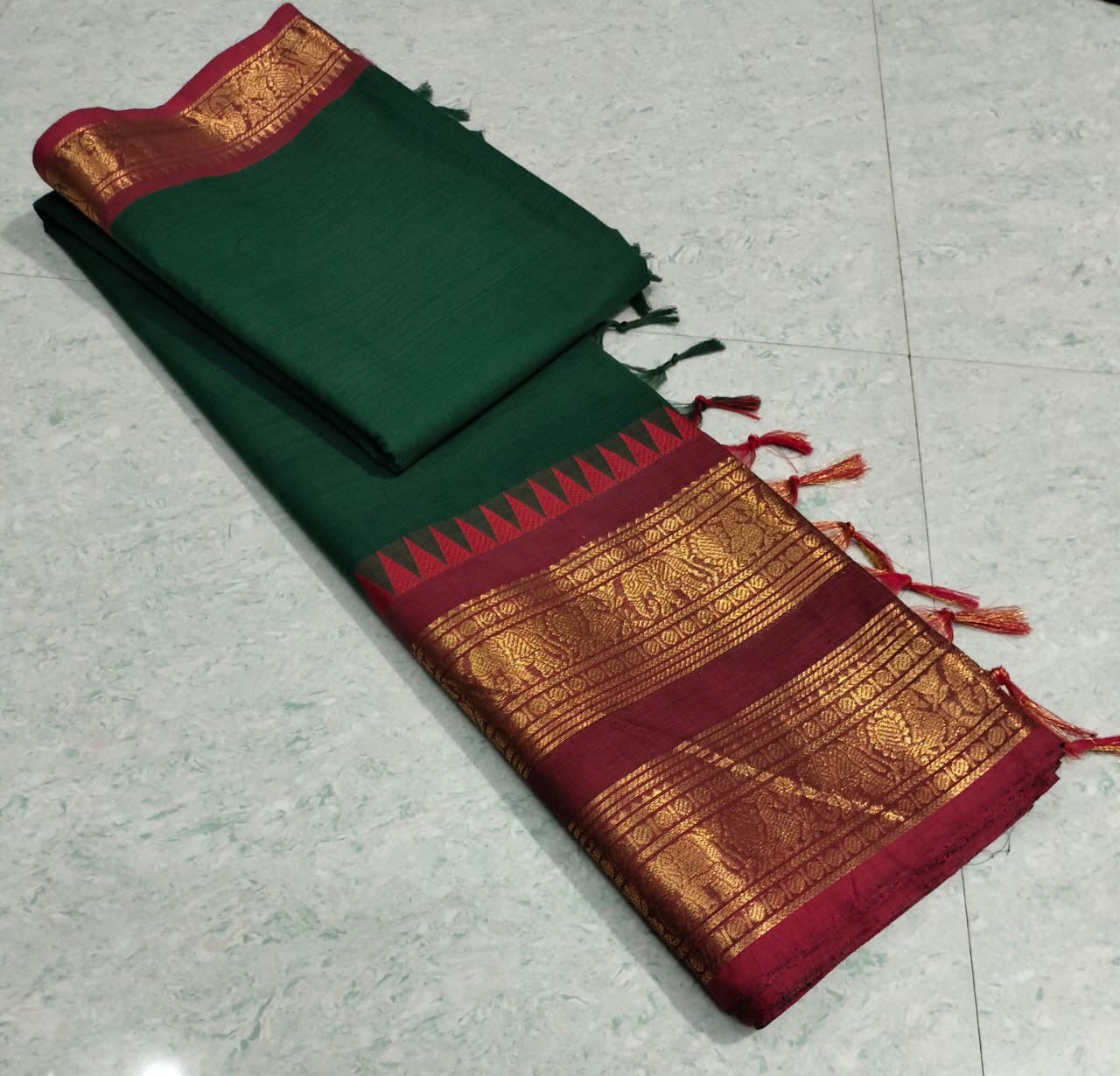 Sangita (संगीता) Chettinad Pure Cotton Sarees Surabhi lakshmi’s choice