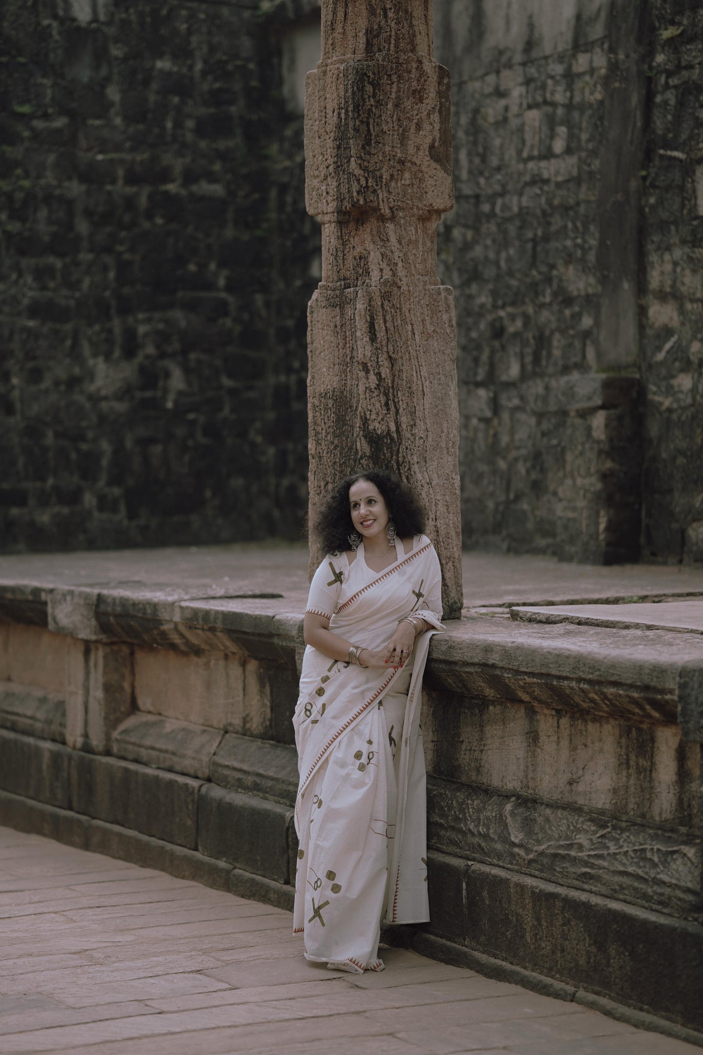 Nostalgic Ola kalippattam design Kerala Saree