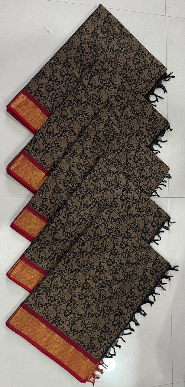 Vanashingaram Kanchi cotton Saree
