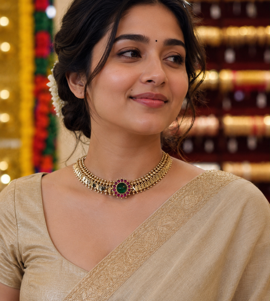 Ilakathali palakka trendy choker