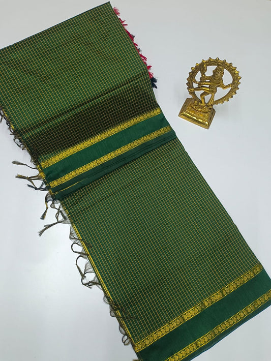 Arani pattu sarees Green