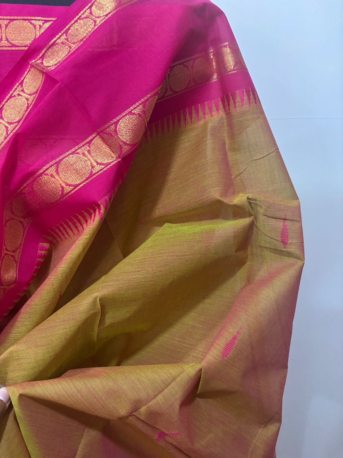 Vintage Chettinad Suit Set Unstitched
