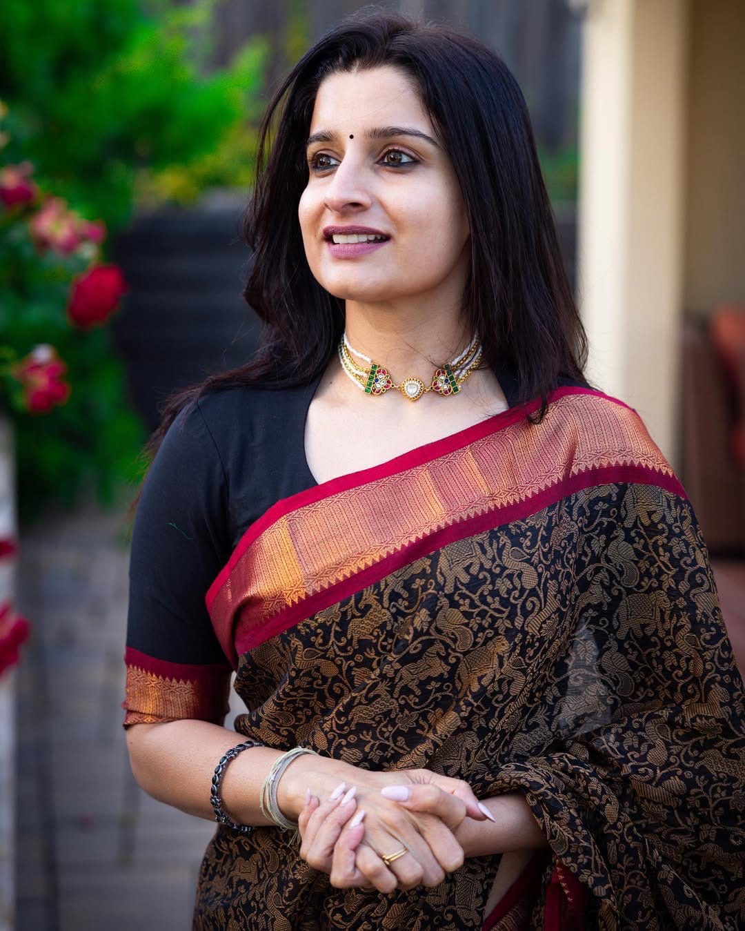 Vanashingaram Kanchi cotton Saree