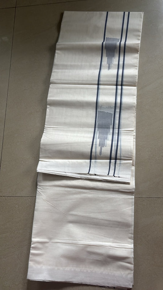 Gents chuttikara handloom double Mundu