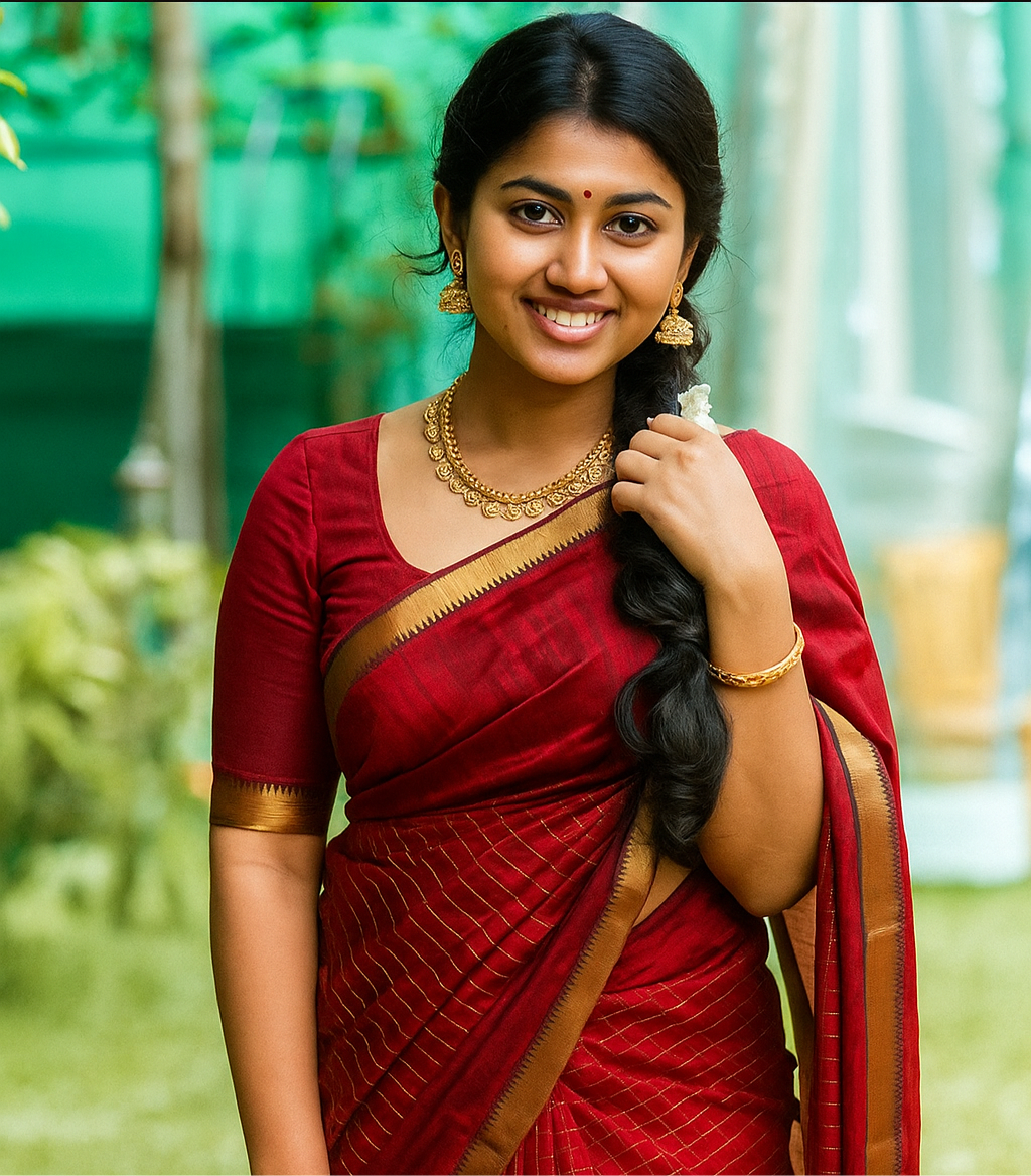Mangalagiri pattu sarees maroon