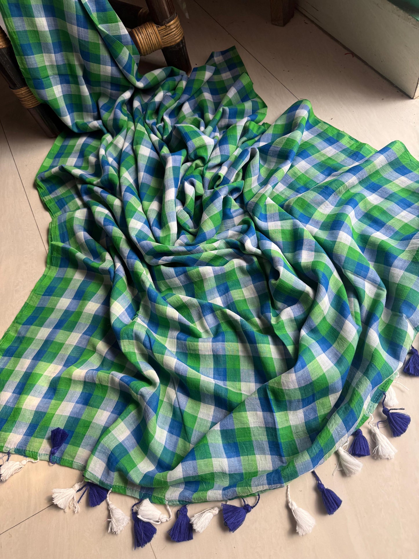 Office wear 120 thread count handloom mal cotton sarees