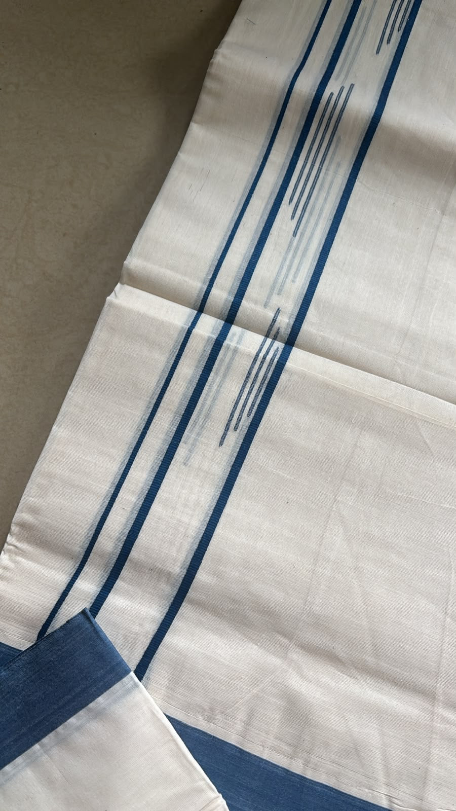 Handloom chuttikara gents double Mundu