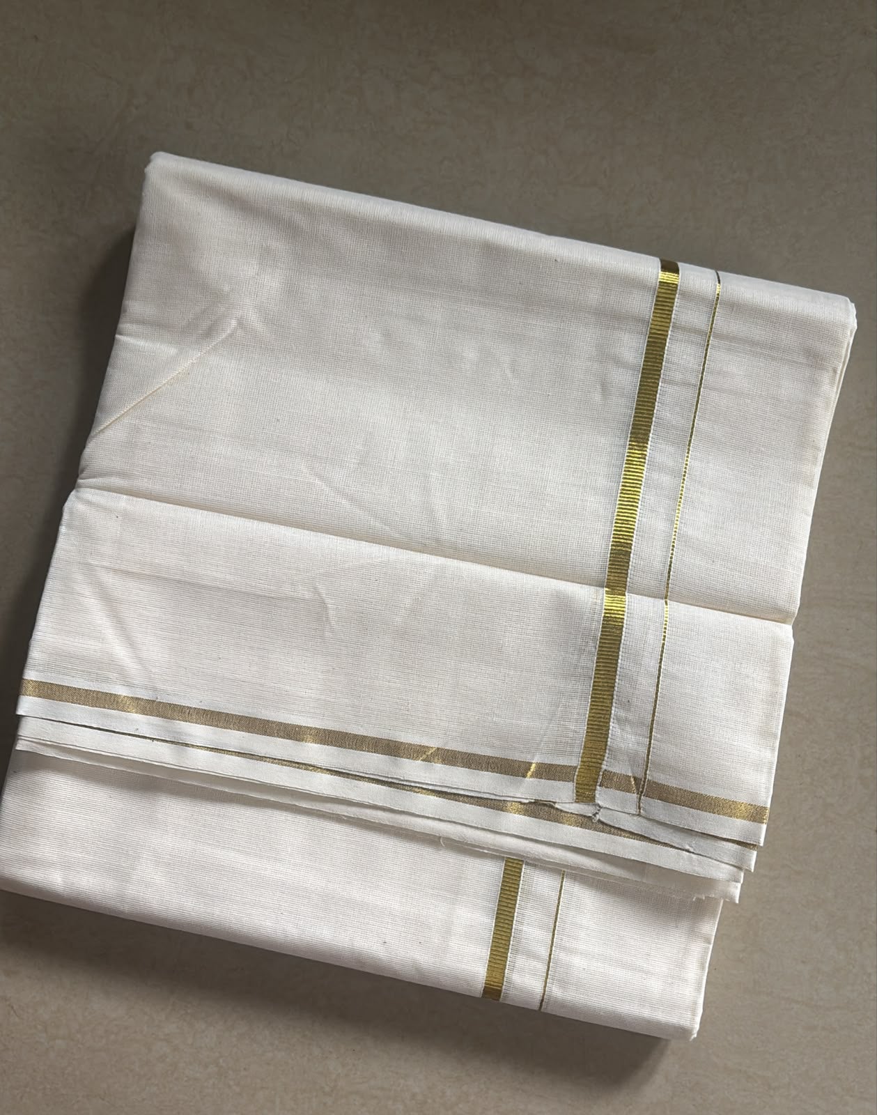 Kasavu Dhothi Gents double Mundu