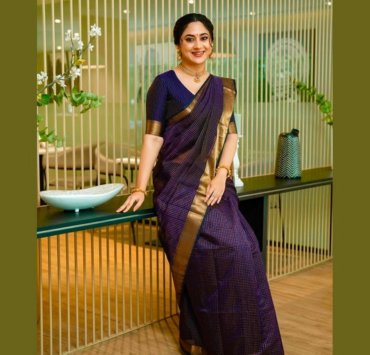Kalyanika miya actress fame Maheshwari Silk saree