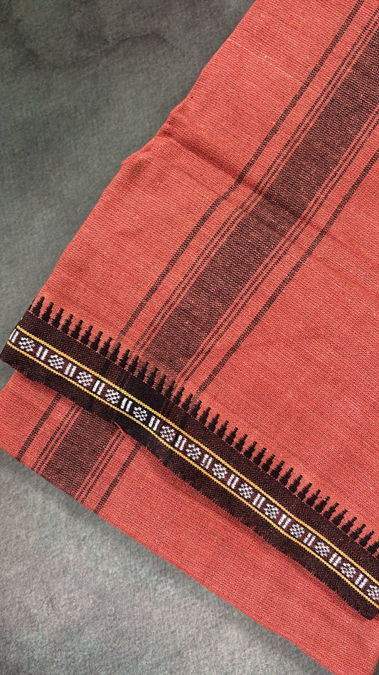 Pure cotton daily wear kavi Mundu gents
