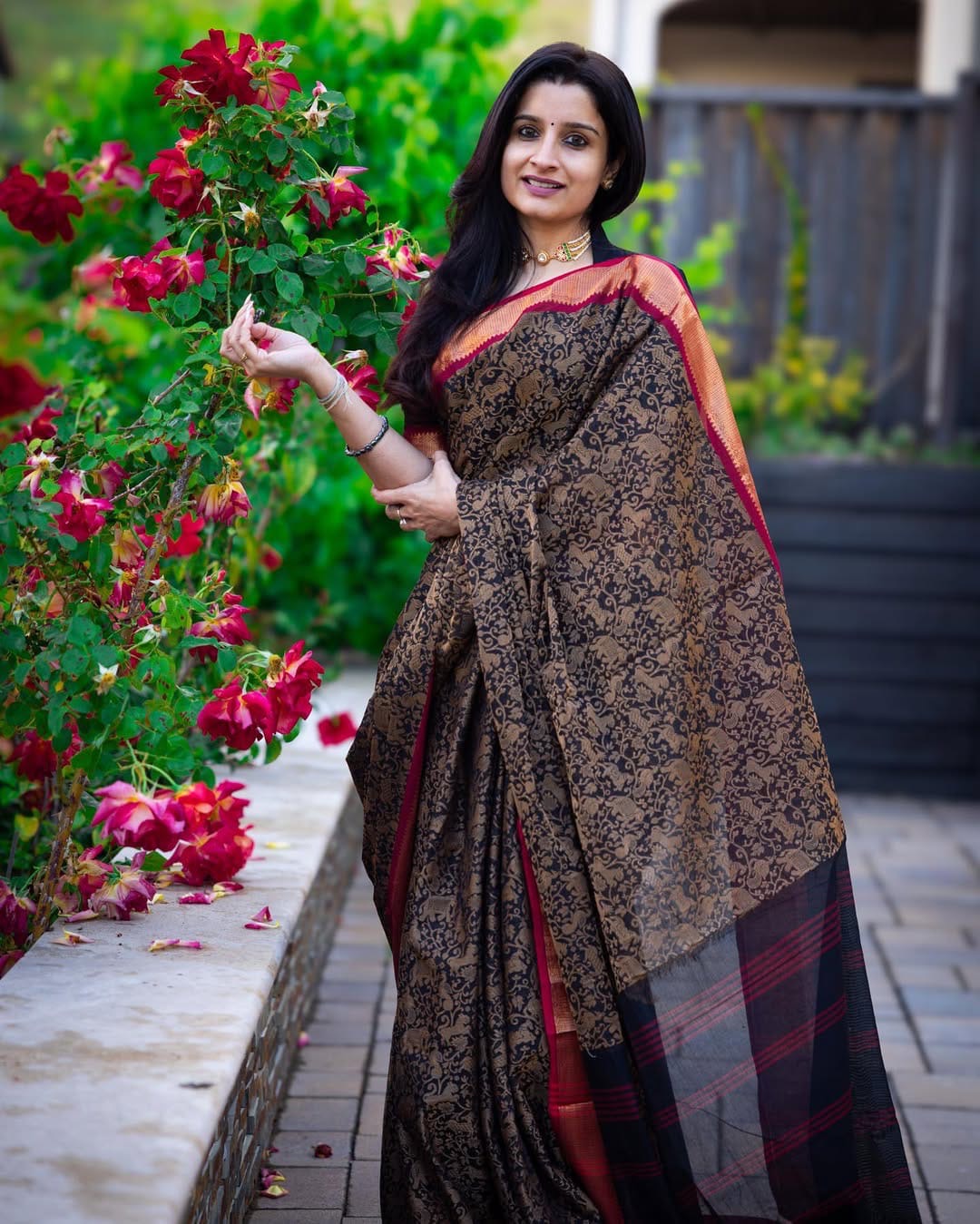 Vanashingaram Kanchi cotton Saree