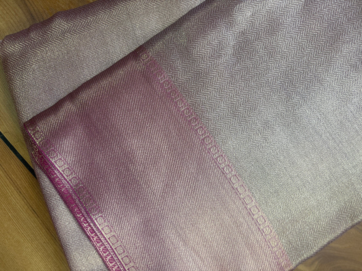 Banarasi Semi Silk Saree Pink BNS07